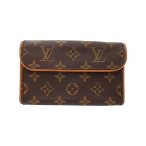 Louis Vuitton Monogram Leather Brown Pochette Florentine Waist Pouch